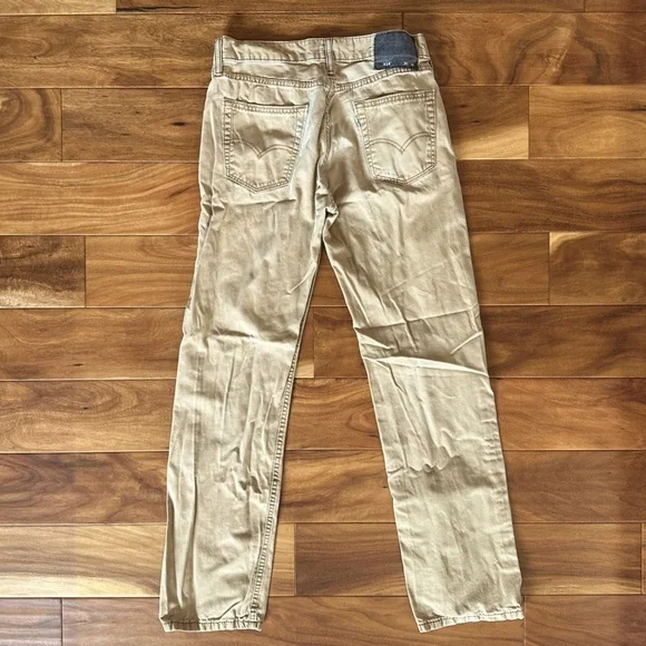 Levi’s 514 Tan Denim Straight Fit Jeans size 30x32 - Picture 3 of 5